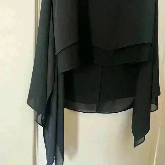 BCBGMaxazria Women’s XS Black Layered Dress Top - Picture 5 of 12